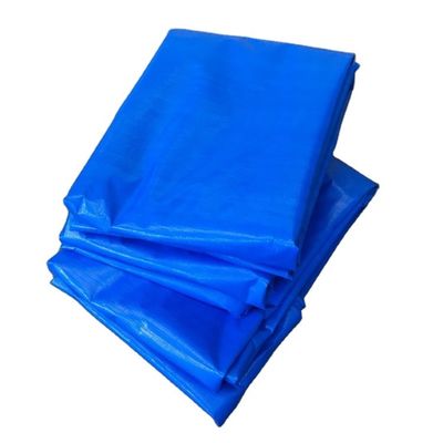 Protección UV PE Tarpaulin Poly Tarpa con la hoja de tejido de plástico reforzado estilo de rayas