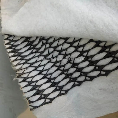 Desagüe de aguas pluviales 3d Red de drenaje geocompuesta de plástico para túneles o represas industriales