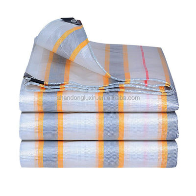 240G Bolsa de plástico impermeable de lonas tejidas pesadas para cubierta de láminas de suelo en el mercado