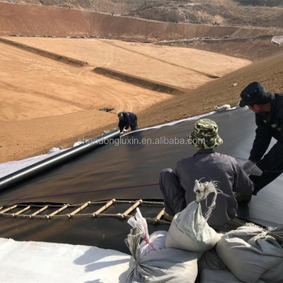 1m-8m de ancho doble liso negro HDPE de estanque para piscinas de cultivo de pescado camarón