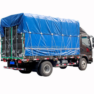 Tienda de cubierta de camión a prueba de agua de estilo de placas Tarpaulin de servicio pesado para instalaciones al aire libre