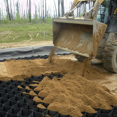 Protección de la pendiente de los hoteles Geocell HDPE para estabilización de grava y rejilla de grava de calzada