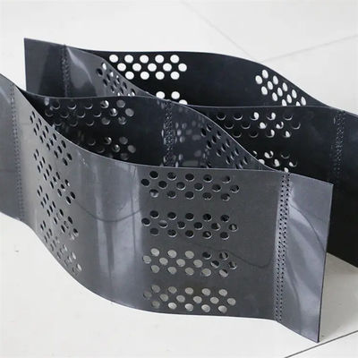 Construcción de carreteras Geocell HDPE Geocell con rejilla de grava texturizada y perforada