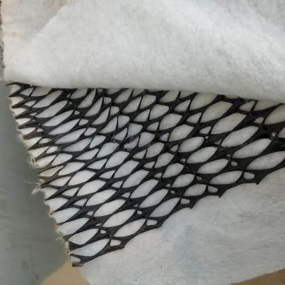 Ancho 2m-4m Compuesto Geotextil Plásticos Geonet Red de drenaje para soluciones de proyectos