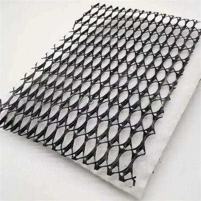 Ancho 2m-4m Compuesto Geotextil Plásticos Geonet Red de drenaje para soluciones de proyectos