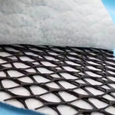 Ancho 2m-4m Compuesto Geotextil Plásticos Geonet Red de drenaje para soluciones de proyectos