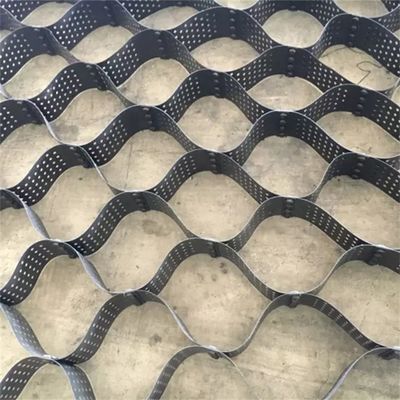 Rejilla de pavimentación de calzada de grava de geocel liso para calzada de panal de miel
