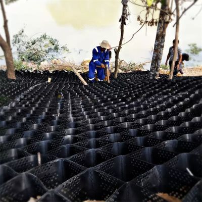 Geocell 3D 1,5 mm espesor 150 mm Geocell HDPE para la capacidad de solución de proyectos