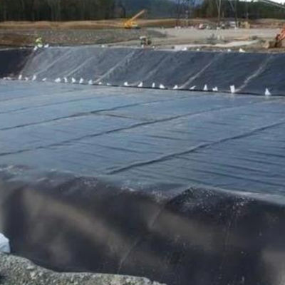 Superficie de revestimiento de estanque de geomembrana de HDPE ambos lados lisos 0,75 mm 1 mm 2 mm