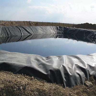 Geomembrana de HDPE para el revestimiento de estanques impermeable de 0,5 mm 1 mm 1,5 mm 2 mm