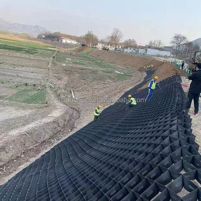 Pavimentador de red de tierra de geocell 50 mm de altura para estabilización de carreteras y calzadas de grava