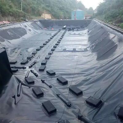 Geomembrana de HDPE doble lisa para piscifactoría y acuicultura