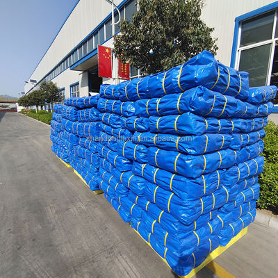 Revestimiento en PE Tejido Tejido Retardante de llamas Tarpas Tienda Tarpa Plástica Impermeable