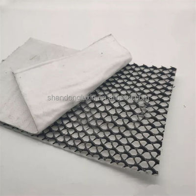 Largura personalizada Negro Blanco Red de drenaje de la base de la carretera Red geocompuesta Compuesta 3d Geonet