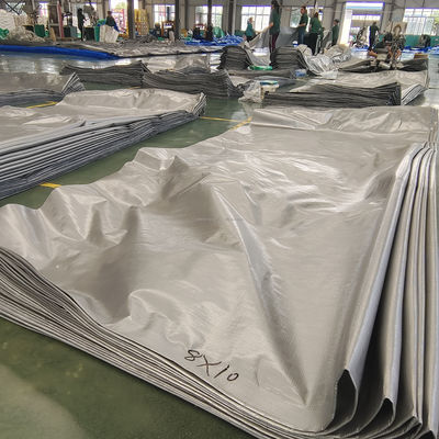 Rollo de lonas PE ligero perfecto para trabajo pesado y protección impermeable