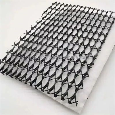 densidad Polietileno Plástico Geotextil y Geonet 3D Red de drenaje compuesta Ideal