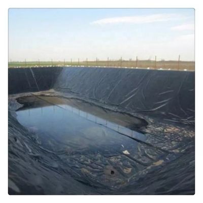 Geomembranas 1 mm 2 mm Impermeable de tanque Revestimiento de presa Piscinas Piscinas de pescado estanques de granja Revestimiento HDPE