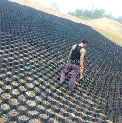 Requisitos de protección de pendientes texturizadas de espesor negro para geocell de soldadura por ultrasonidos