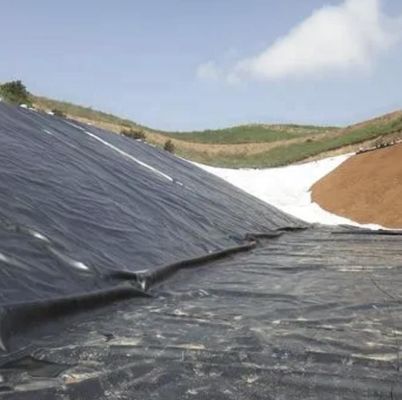 Geomembrana verde para estanqueidad artificial del tanque del lago Revestimiento de presa HDPE personalizado
