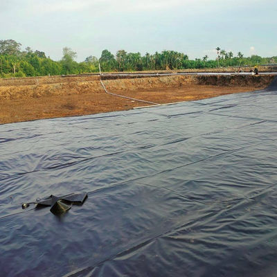 Geomembrana verde para estanqueidad artificial del tanque del lago Revestimiento de presa HDPE personalizado