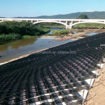 Carretera de pavimentación de grava estabilizada de plástico de panal de abejas de sótano Geocell para camino de entrada