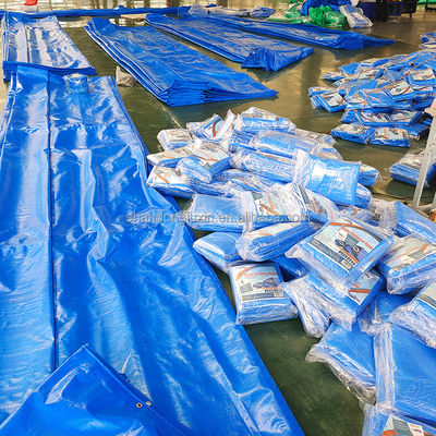 El uso de la tarima de polietileno pesado 100% resistente al agua para cubiertas de construcción/camiones/coches