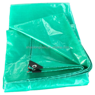 Tarpa azul PE recubierta con LDPE para carga de camiones, cubierta con tarpa de PVC impermeable