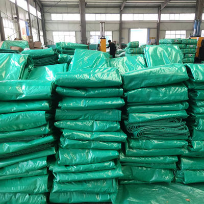 Tarpa azul PE recubierta con LDPE para carga de camiones, cubierta con tarpa de PVC impermeable