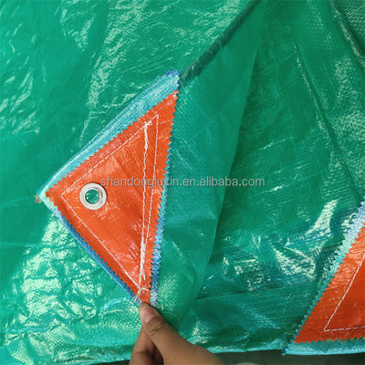 Tarpaulín de tejido recubierto de PE impermeable a la luz solar de 200 gm para cubierta de camión y carpa