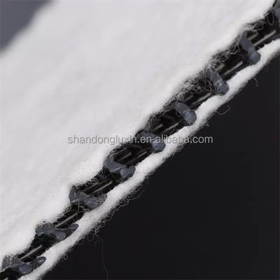 Red de drenaje compuesta tridimensional en blanco y negro Geonet Hdpe 5 mm Tapete de drenaje Tejido no tejido