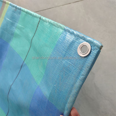 100% impermeable estilo de placas pesado PE cubiertas de lonas de cubierta para camiones cubierta de tienda