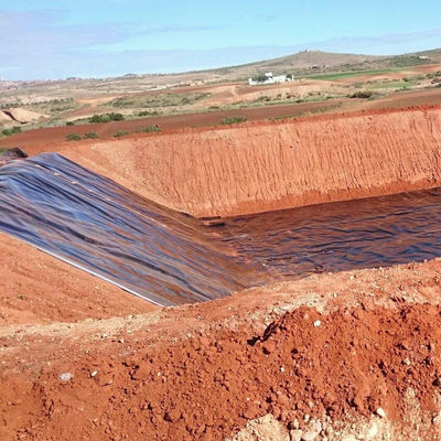 Acuacultura industrial Geomembrana de recubrimiento de estanques 0,3 mm-3,0 mm para acuarios de peces Granja de estanques de camarones