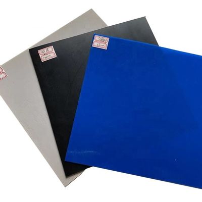 Material impermeable HDPE Geomembrana de piscifactoría Negro Azul Verde Color para comedor