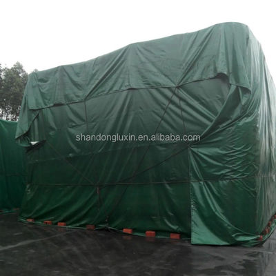Exterior impermeable impermeable PE Tarpaulin Rollo ancho 2m-100m polivalente y duradero