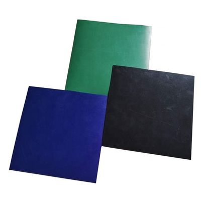 0.5mm Liner de geomembrana de HDPE negro para estanque de granja de camarones de pescado de ambos lados con textura / suave
