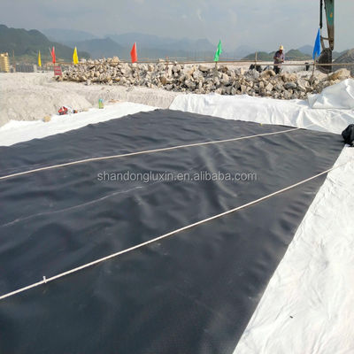 Proyecto de presa de Sudáfrica Geomembrana HDPE 0.8mm 1mm 1.5mm 2mm con material EVA EPDM