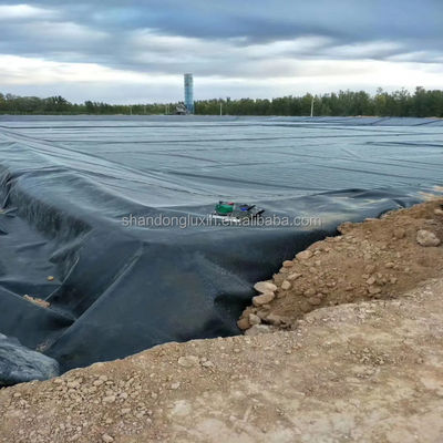 Proyecto de presa de Sudáfrica Geomembrana HDPE 0.8mm 1mm 1.5mm 2mm con material EVA EPDM
