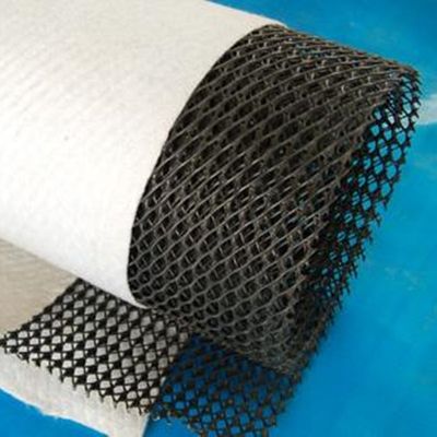 Red de drenaje compuesta de geotextil de 5 mm de espesor de pasta para drenaje de agua longitud 30 m