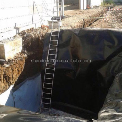 ASTM GRI-GM13 Estándar 1.2mm Negro EPDM impermeable para estanques de gran tamaño para jardín