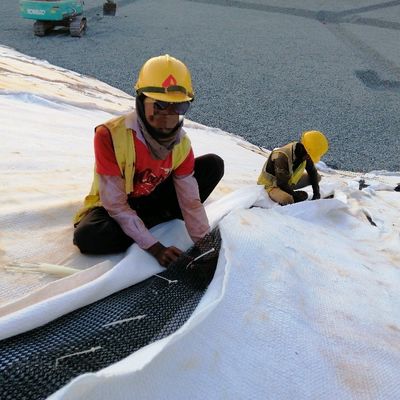Geonet de drenaje compuesto con adhesivo de geotextil y espesor de 8 mm certificado ISO9001