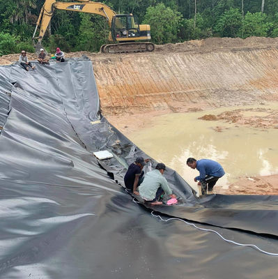 Estándar ASTM GRI-GM13 45 mil Grado alimenticio Negro Azul EPDM de caucho de estanque de la piscina
