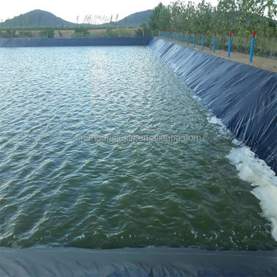 Geomembrana Hdpe 0,5 mm 0,75 mm 1 mm 1,5 mm para piscifactorías agrícolas Geomembranas de estanques
