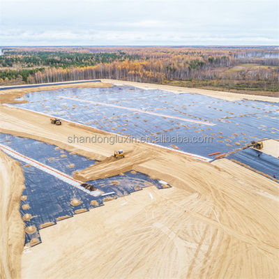 1 mm de revestimiento de HDPE para proyectos de solución de vertederos y geomembranas impermeables