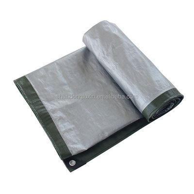 500D-1500D PE recubierto de barniz impermeable de hojas de tienda de campaña Tejido de refugio para el techo del camión