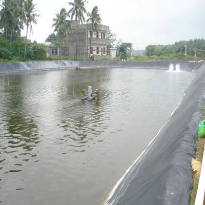 500 micrones 0,5 mm de espesor Liner para estanques de peces Geomembrana HDPE para impermeabilización de estanques