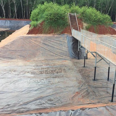 Acuacultura Geomembranas Revestimiento de presas 100% de material virgen HDPE para proyectos de solución total
