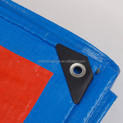 Sillón PE impermeable lonas de servicio pesado Azul/Naranja con bloqueador UV y durabilidad