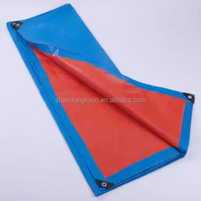 Camión de carga pesada cubiertas de alfombra de polietileno recubiertas impermeable azul campamento sombra de sol alfombra de rollo
