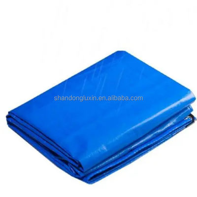 Camión de carga pesada cubiertas de alfombra de polietileno recubiertas impermeable azul campamento sombra de sol alfombra de rollo