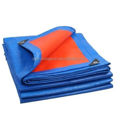 Camión de carga pesada cubiertas de alfombra de polietileno recubiertas impermeable azul campamento sombra de sol alfombra de rollo